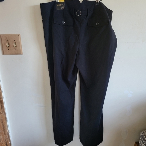 NWT Lane Bryant Houstan Wide Leg Pant Black Size 5 - Picture 5 of 9